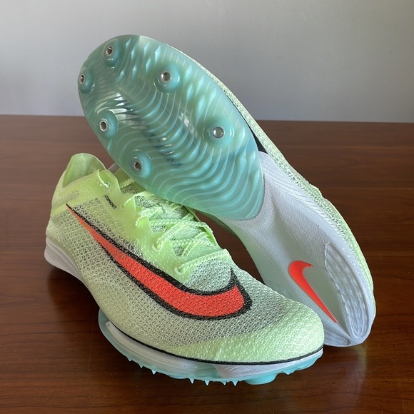 Nike Air Zoom Victory Fast Pack Volt Green Track Spikes CD4385-700 size 12